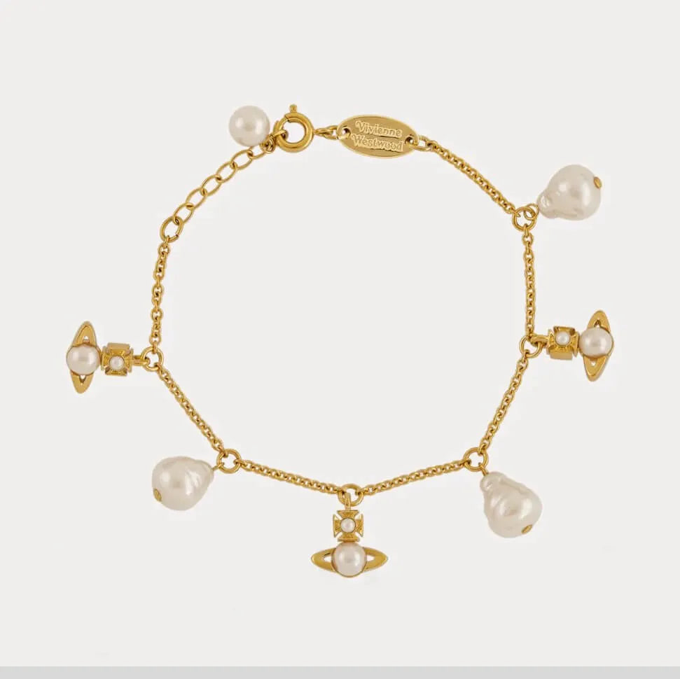 Orb & Pearl Charm Bracelet