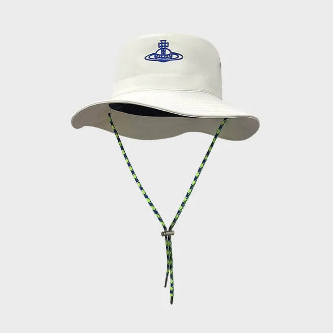  Technical Nylon Wide-Brim Hat