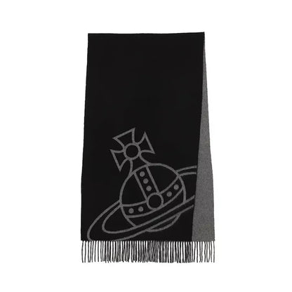 Giant Orb Logo Wool Scarf