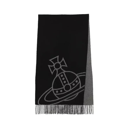 Giant Orb Logo Wool Scarf