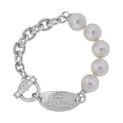 Pearl Crest Toggle Bracelet