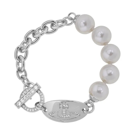 Pearl Crest Toggle Bracelet