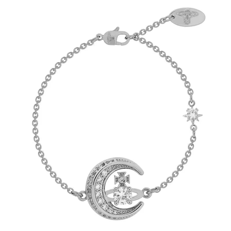 Celestial Crescent Charm Bracelet