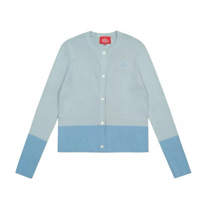 Colorblock Knit Cardigan