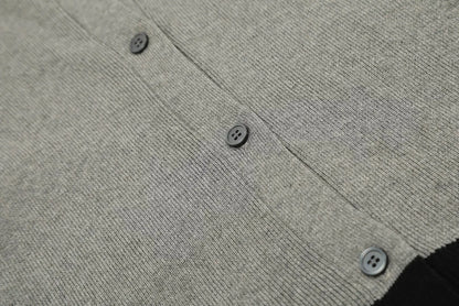 Colorblock Knit Cardigan