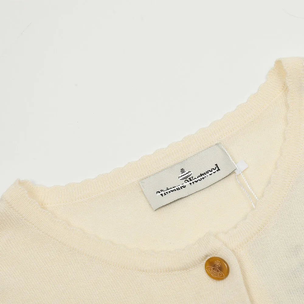 Orb Crest Cropped Cardigan