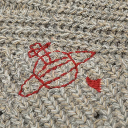 Heart Orb Wool Knit Cardigan