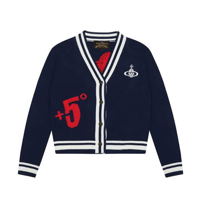 +5° Heart Knit Cardigan