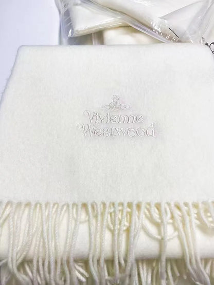 Mad Orb Wool Fringe Scarf