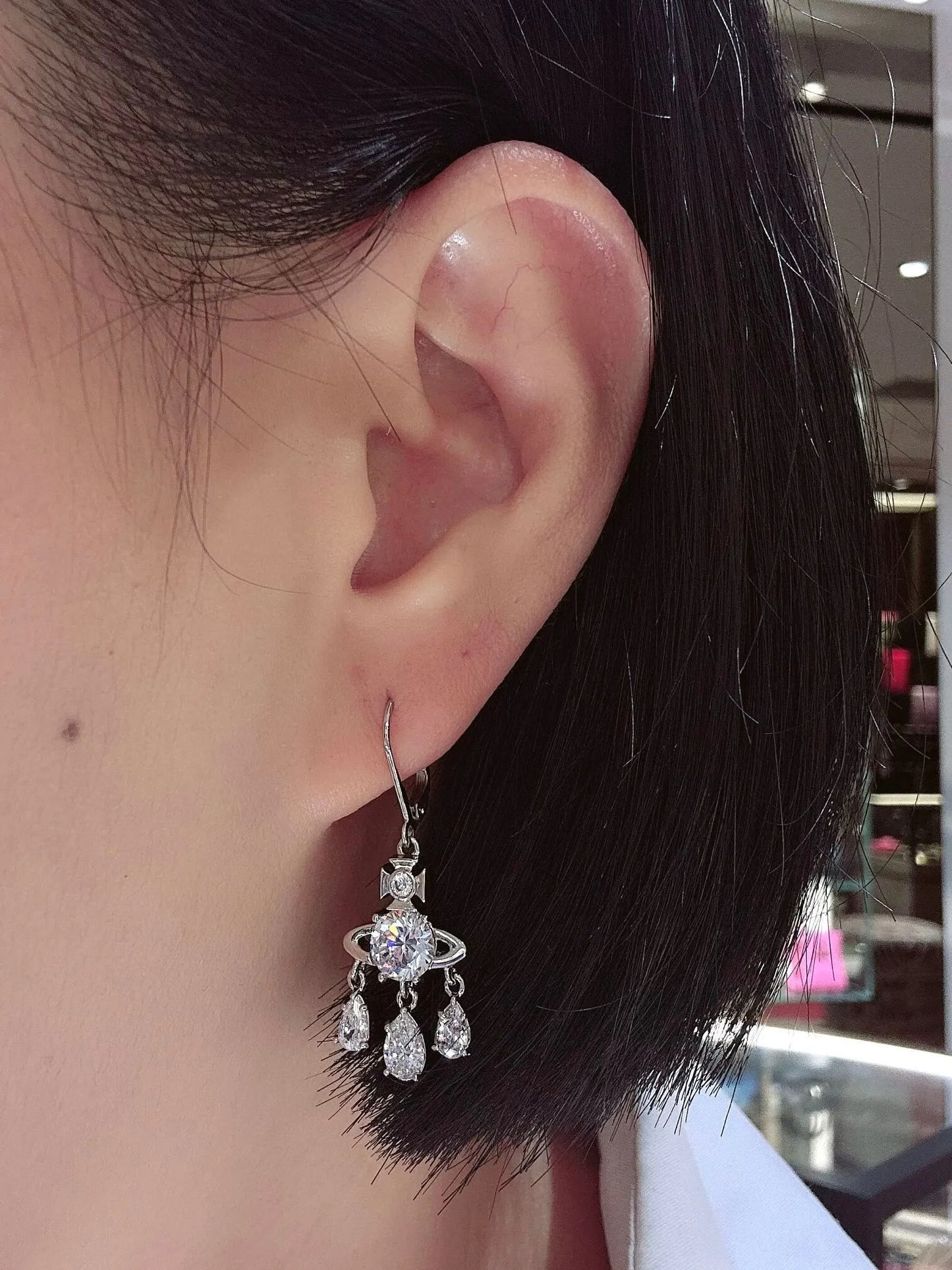 Celestial Drop Orb Earrings