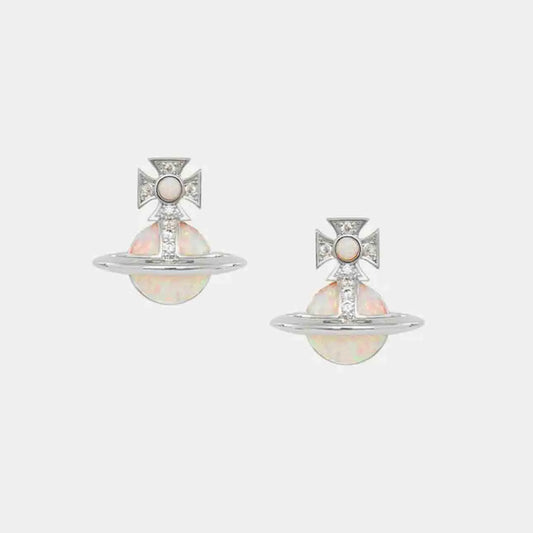 Opalescent Mini Orb Stud Earrings