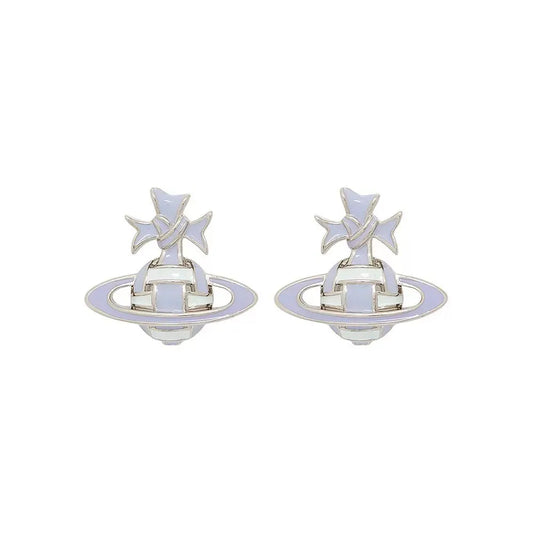 Mini Classic Enamel Orb Stud Earrings