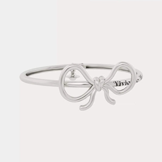 Ribbon Bow Bangle Bracelet