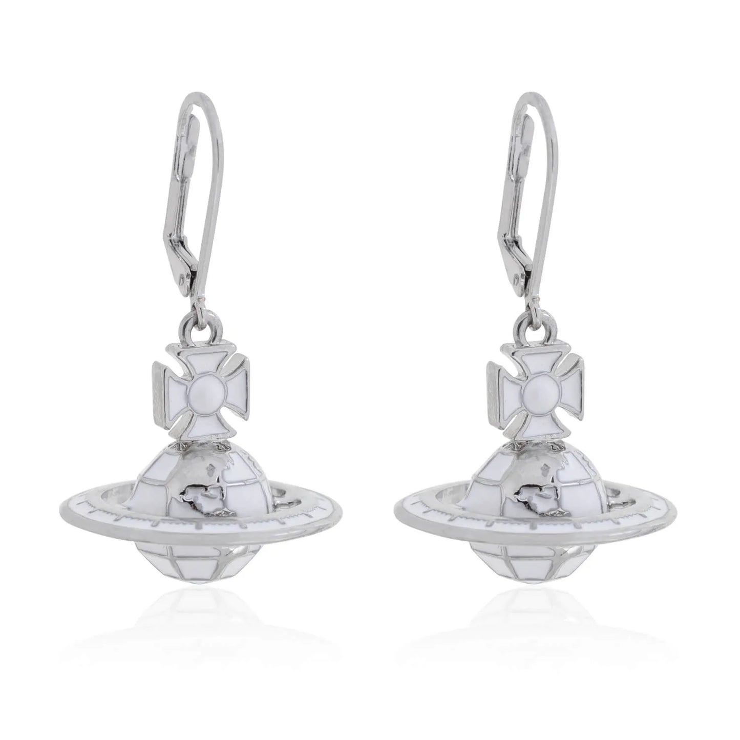 3D Orb Drop Earrings