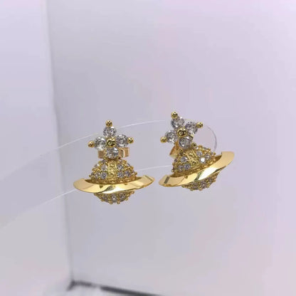 Pavé Orb Stud Earrings