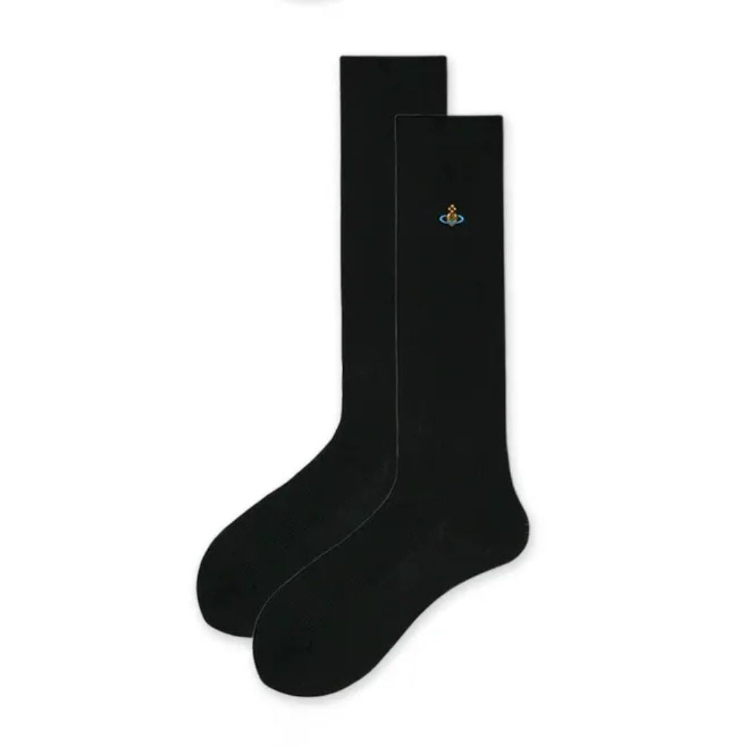 Minimalist Orb Logo Knee-High Socks