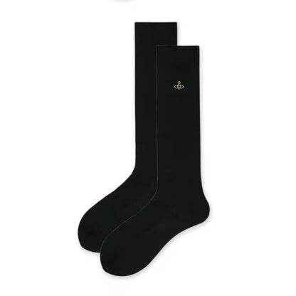 Minimalist Orb Logo Knee-High Socks