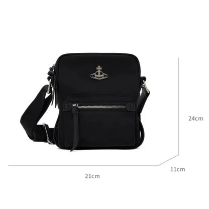 Utility Nylon Crossbody Saturn Satchel