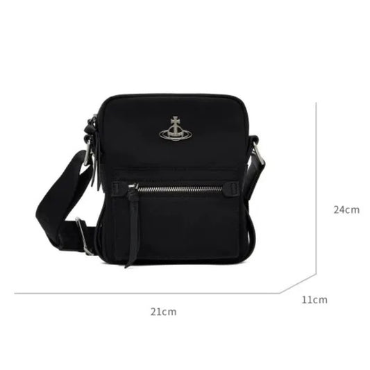 Utility Nylon Crossbody Saturn Satchel