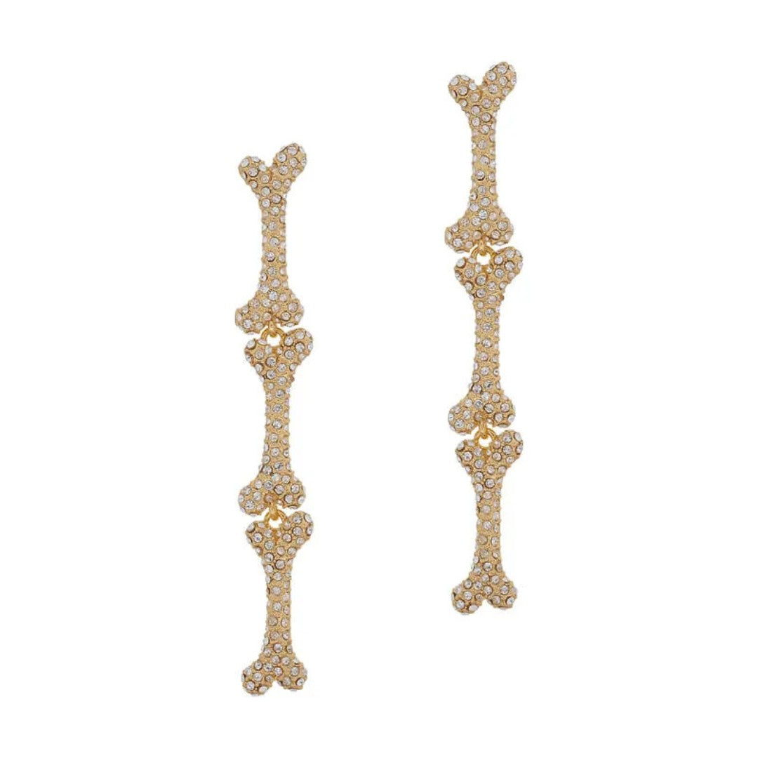 FAUSTINE Triple Bone Earrings