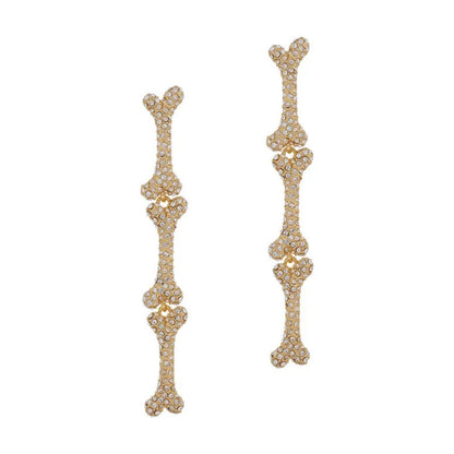 FAUSTINE Triple Bone Earrings