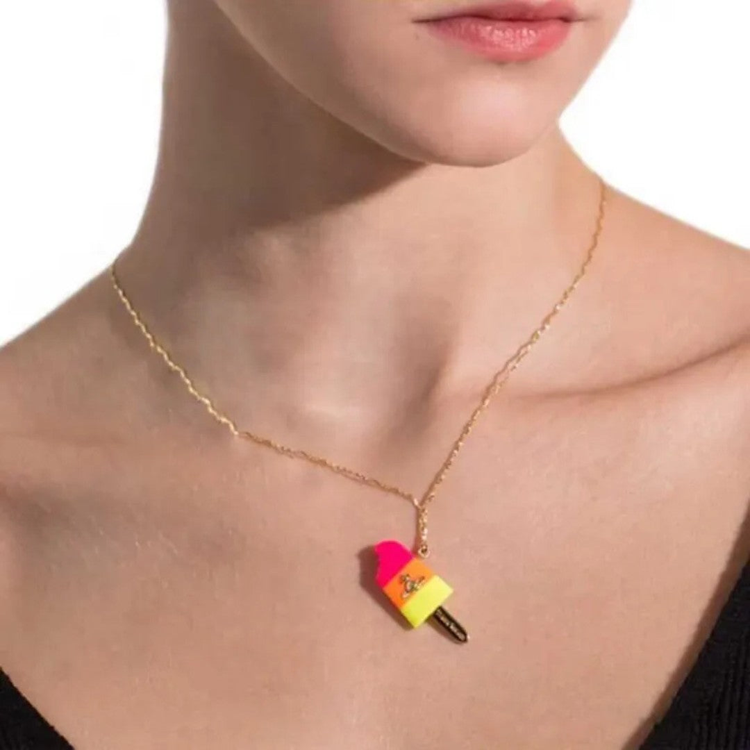 Resin Ice Cream Necklace