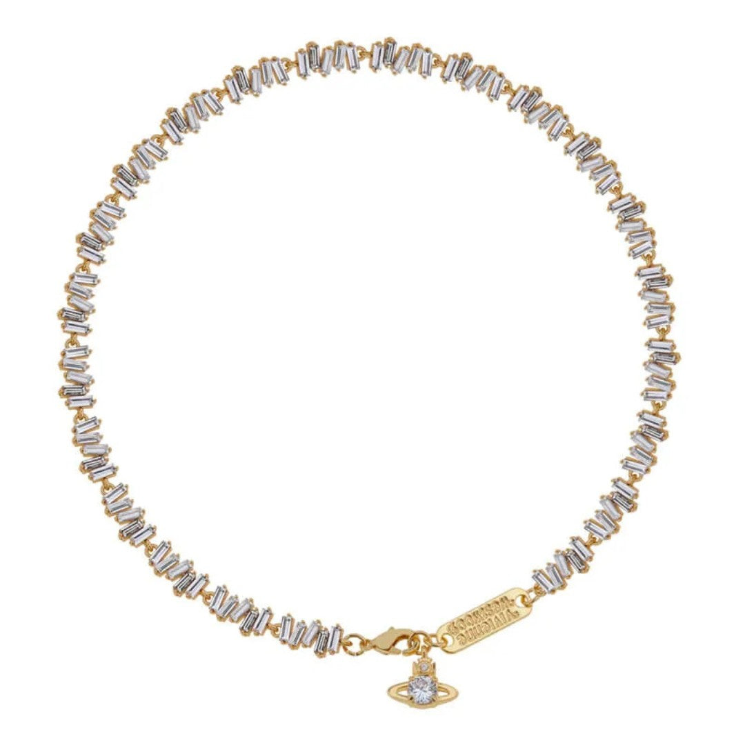 Square Full Zirconia Necklace