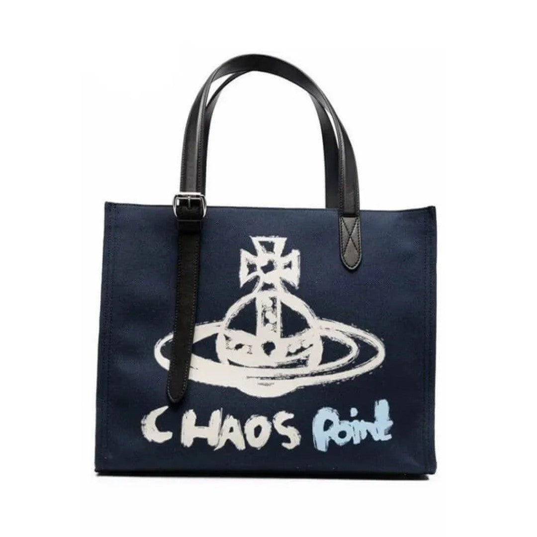 Chaos Point Canvas Tote
