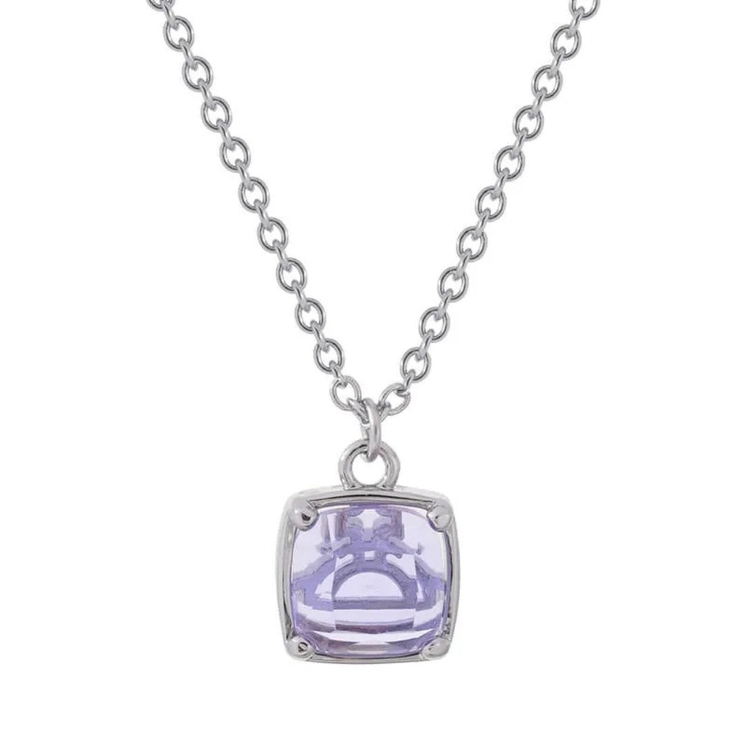 POLINA Sugar Cube Glass Necklace