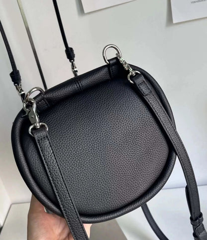 Cylinder Leather Shoulder Bag