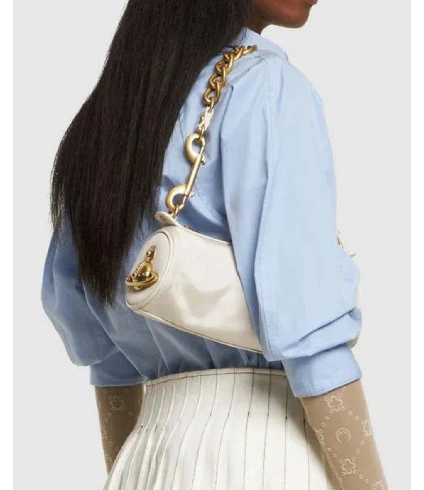 Mini Chain Cylinder Shoulder Bag