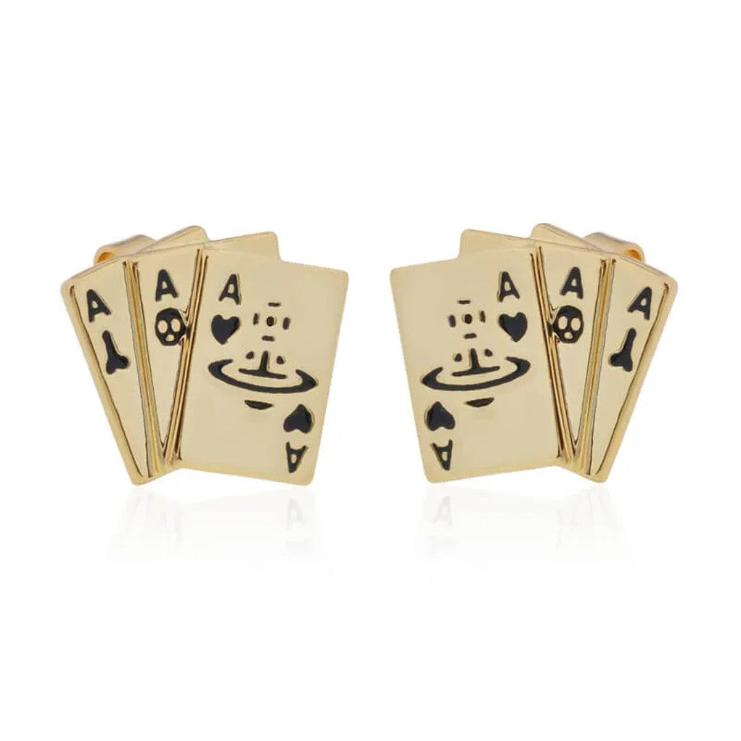 Poker Earrings