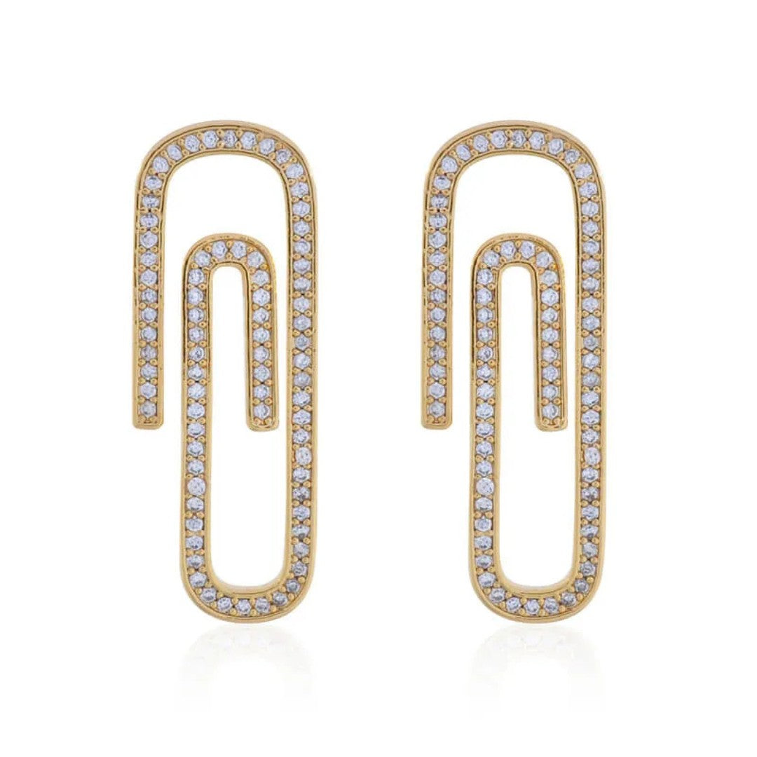Clip Diamond Earrings