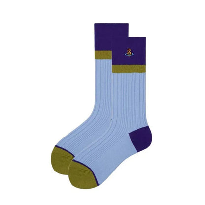 Tri-Tone Orb Logo Crew Socks
