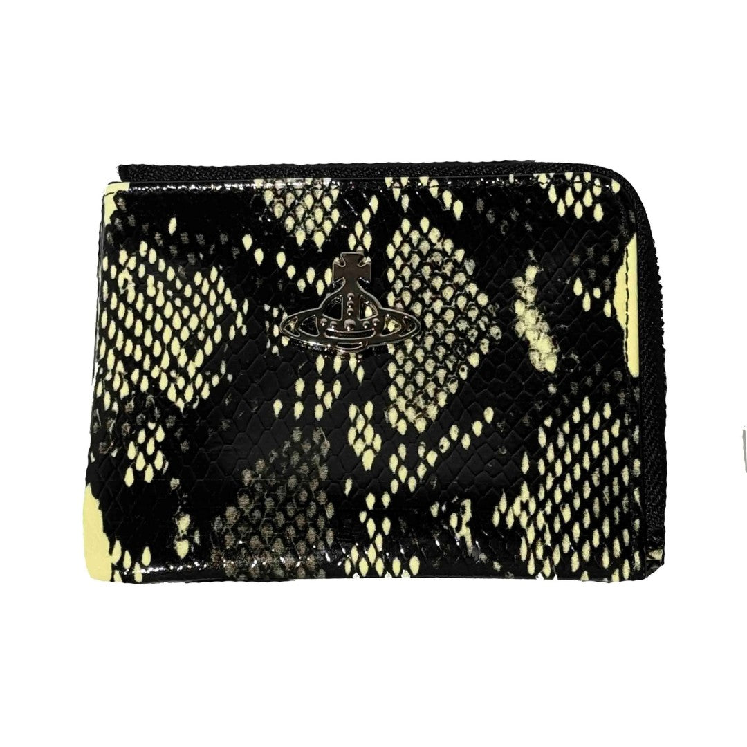 Snake Pattern Saturn Wallet