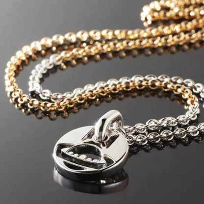 IMOGENE Round Sweater Necklace