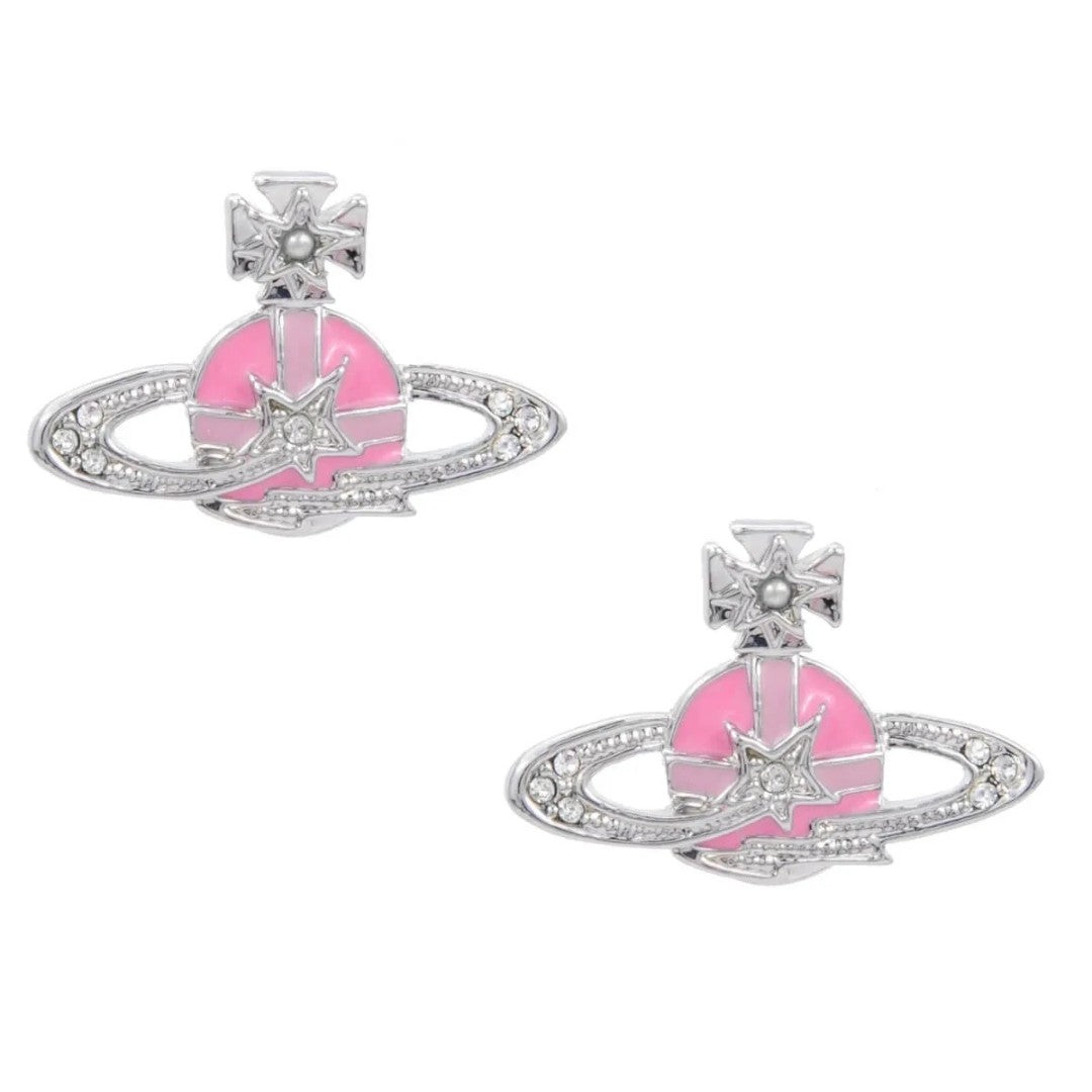 Meteors Saturn Earrings