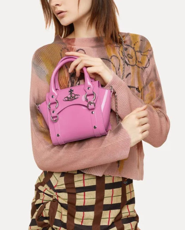 Croc-Effect Betty Mini Handbag