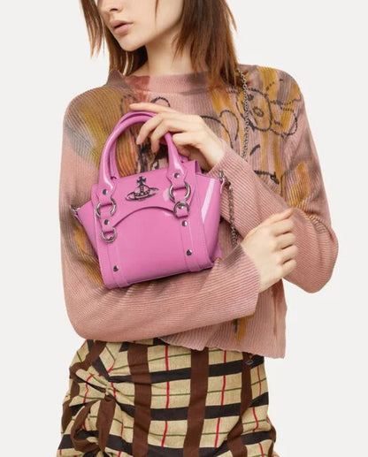 Croc-Effect Betty Mini Handbag