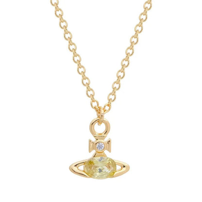ALLIE Oval Zirconia Necklace