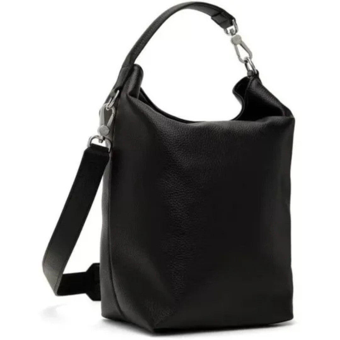 Minimalist Leather Shoulder Bucket Bag
