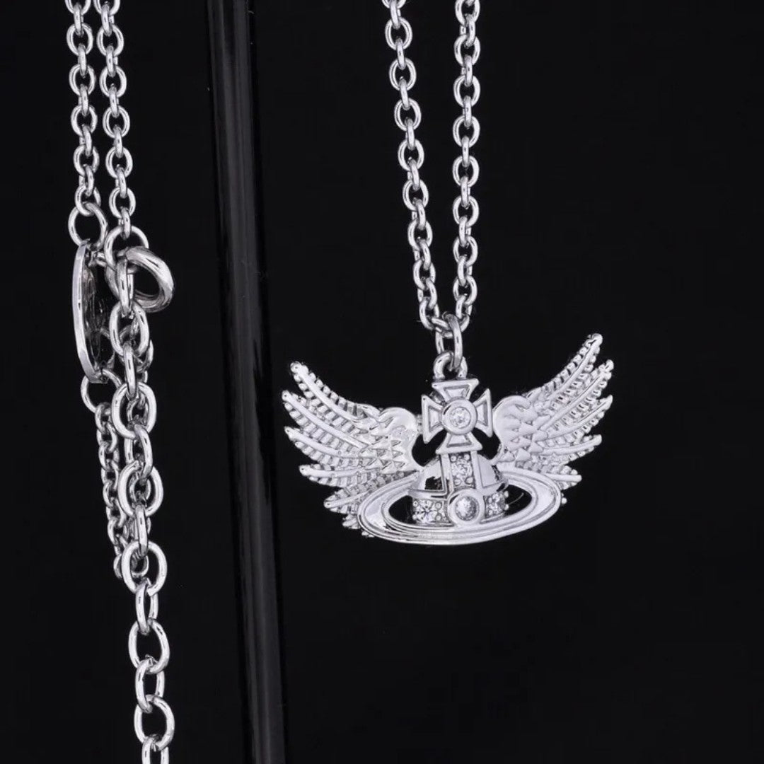 Wings Saturn Necklace