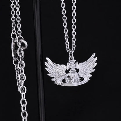 Wings Saturn Necklace