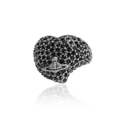 Cosmic Crush Pavé Heart Ring