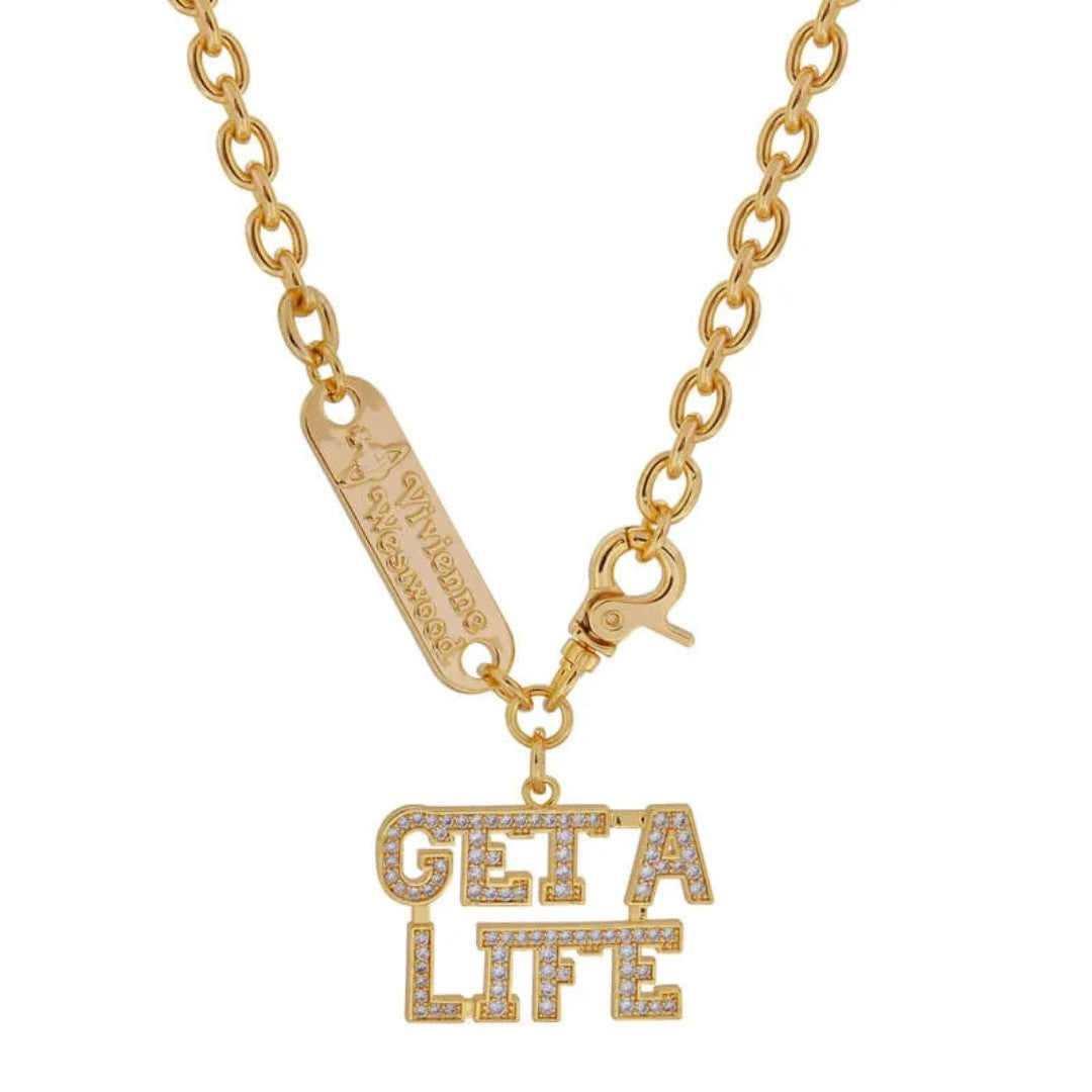 GET A LIFE Alphabet Necklace