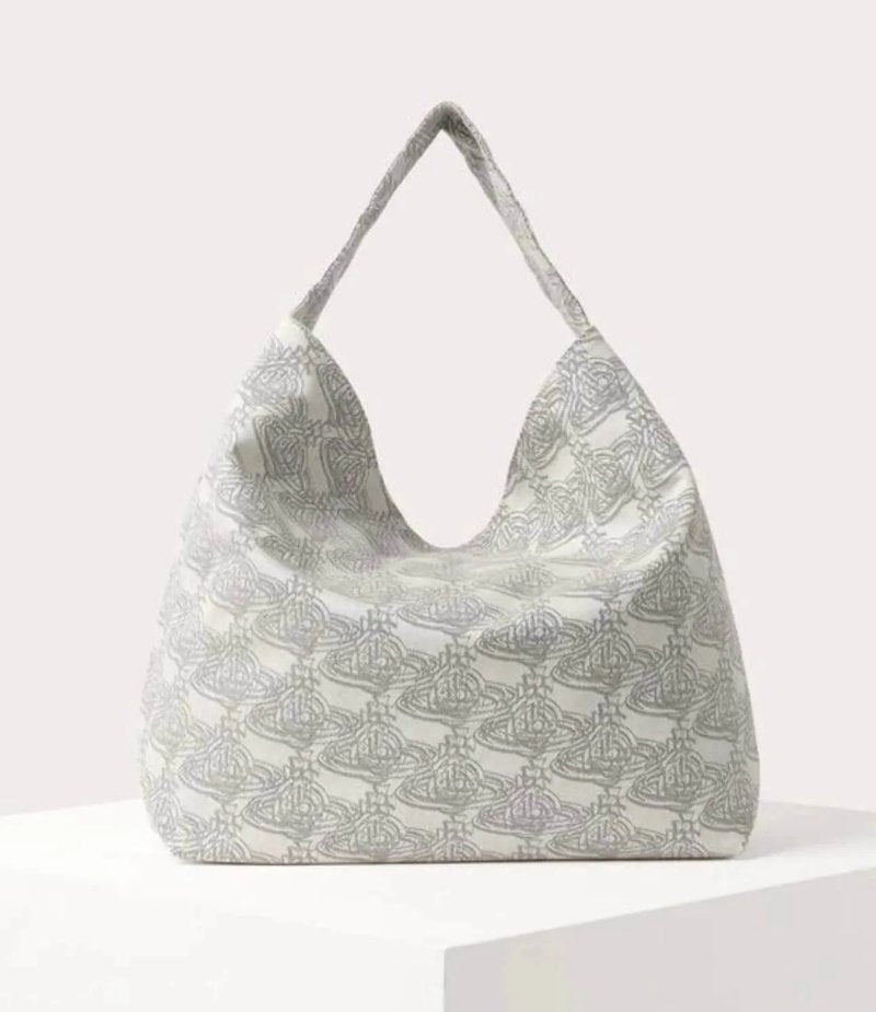 Allover Monogram Slouchy Hobo Bag