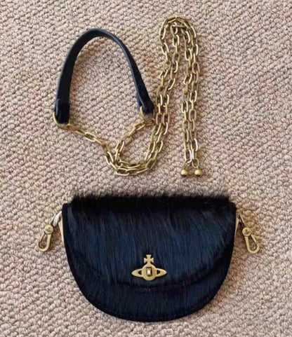 Yak Wool Chain Saturn Bag