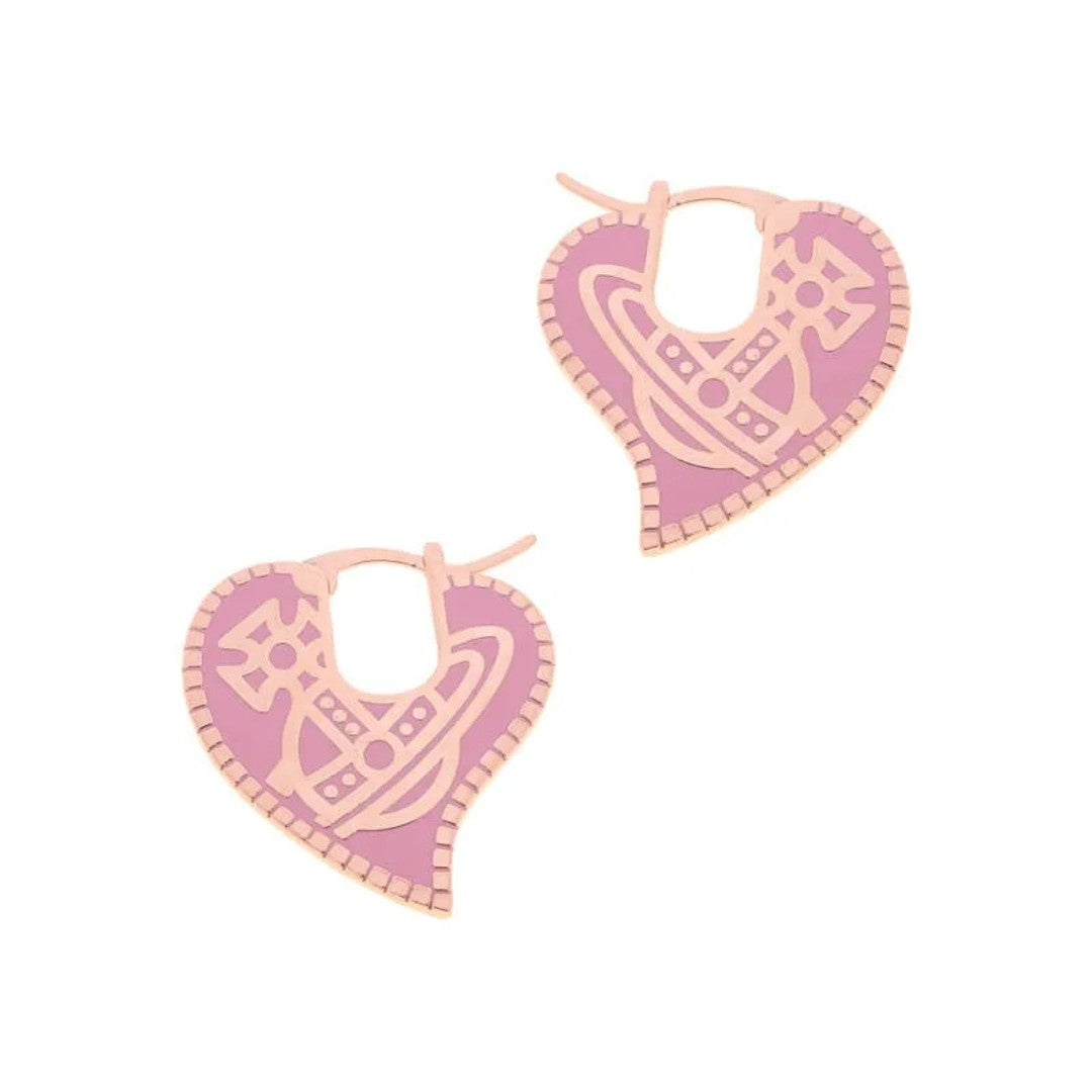 AMANDA Love Gear Lacquered Earrings