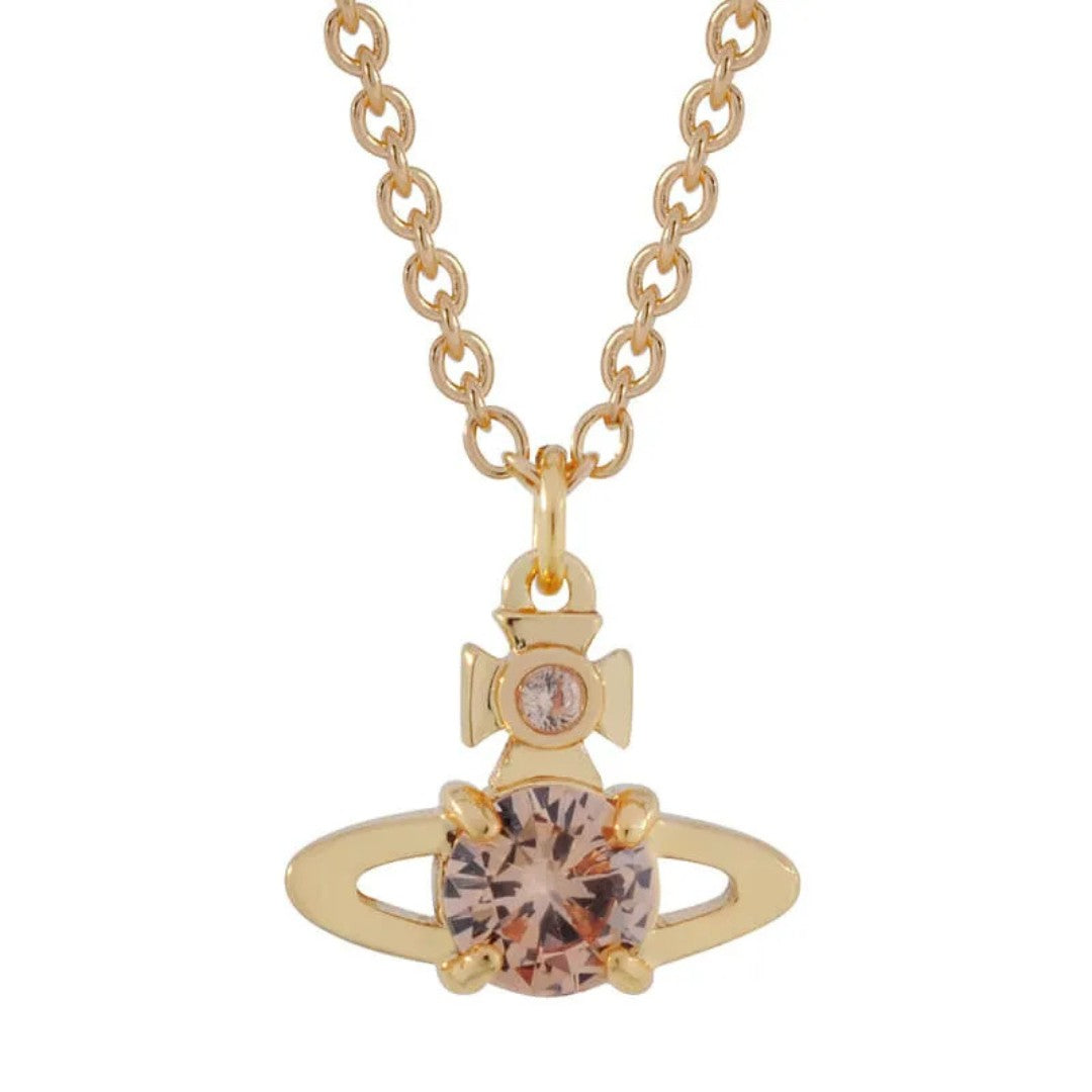 REINA Petite Zircon Orb Necklace