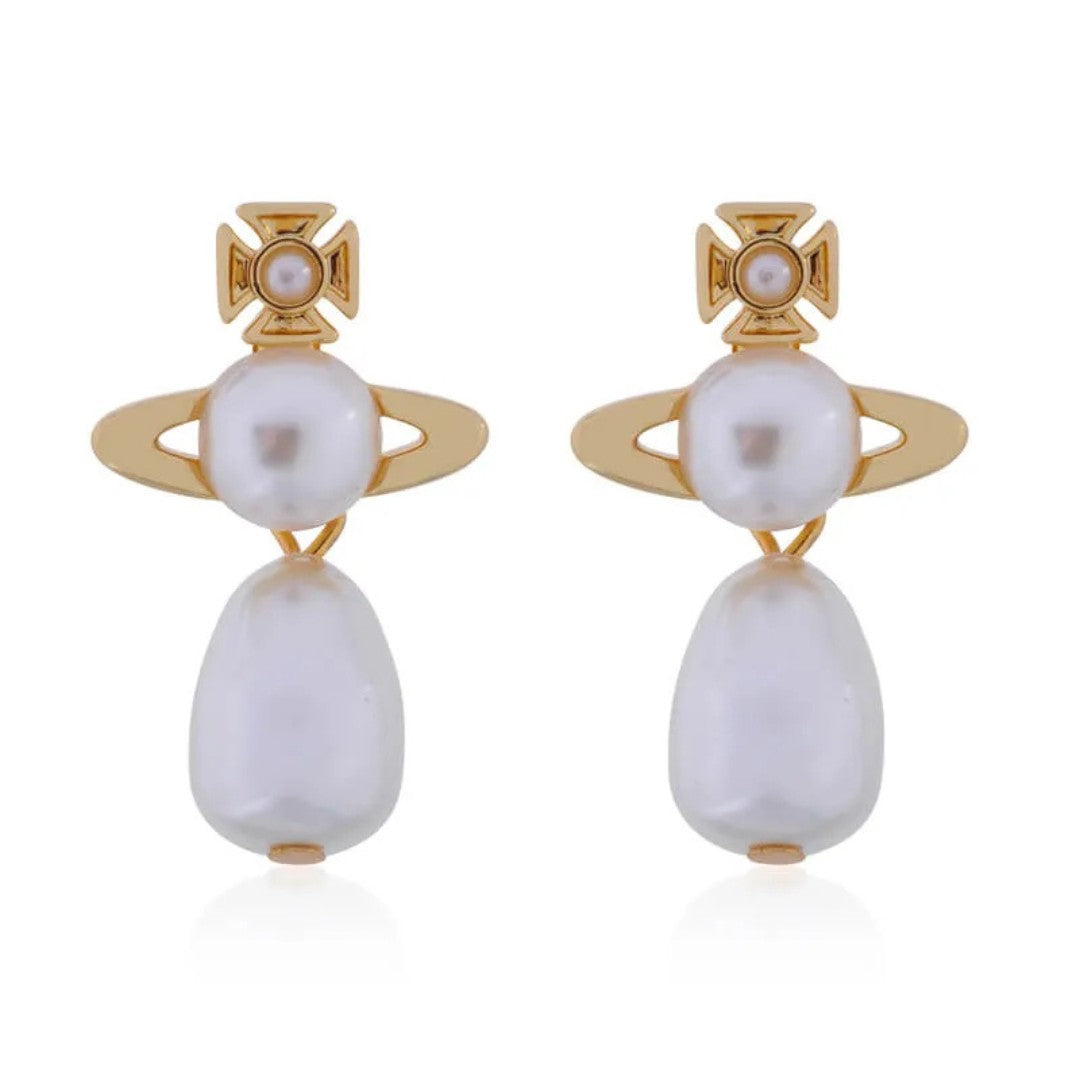 INASS Detachable Pearl Earrings